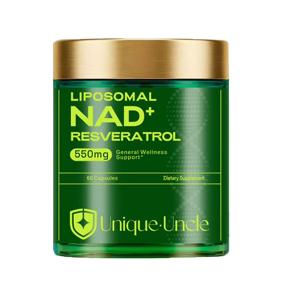 NAD Resveratrol Supplement for Women & Men. Support Cellular Healthy, Energy & Health Aging. NMN Supplement Alternative - 550mg