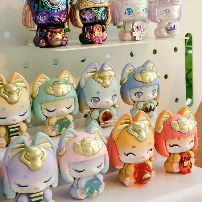 

В наличии Подлинная серия Aru Sweet Idol, слепая сумка, слепая коробка, милая анубис, Buster, египетская кукла Бога, мини-кукла ручной работы для девочек, кавайный подарок