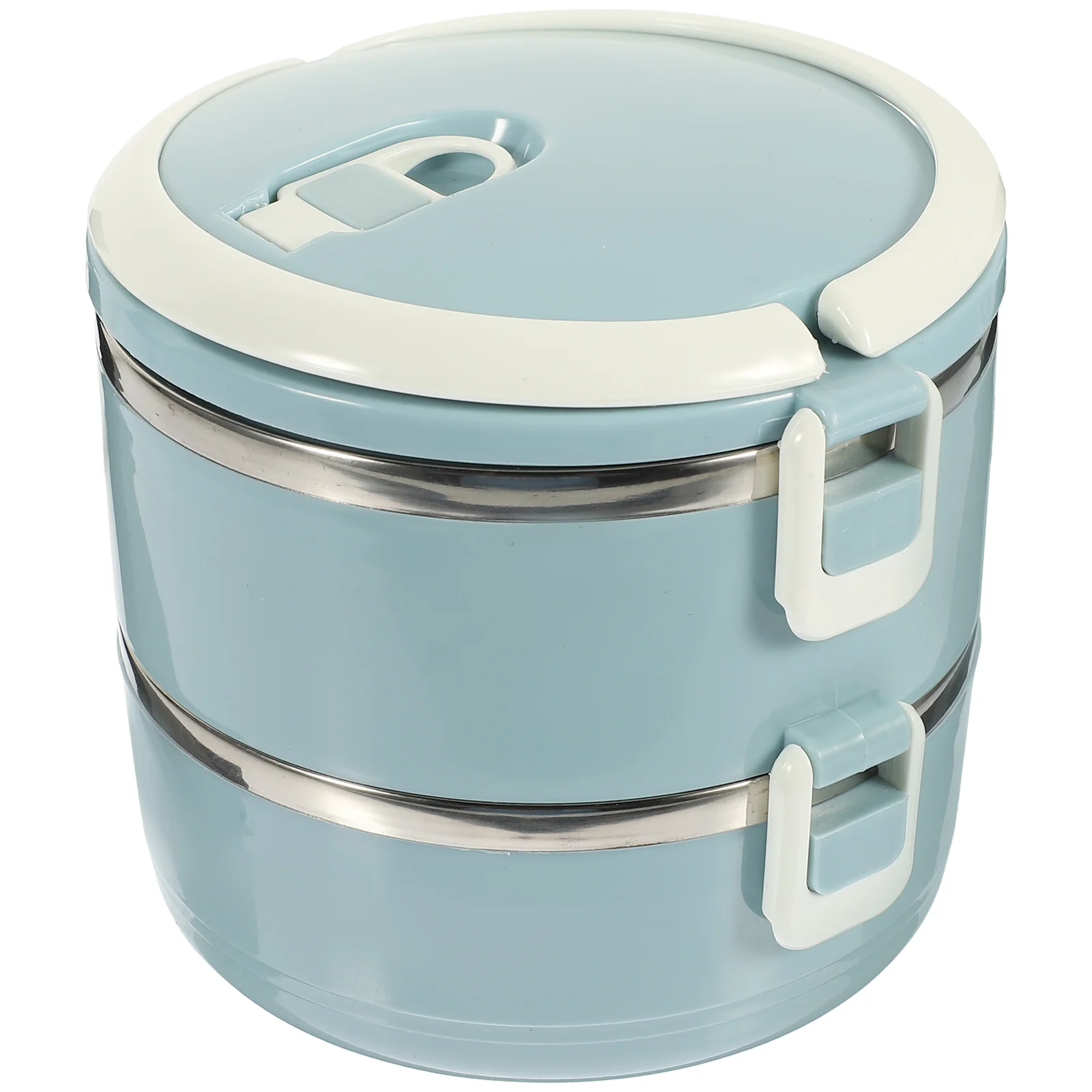 

Containers Double Layer Insulated Lunch Box Warming Lunchbox for Adults Metal Travel Food