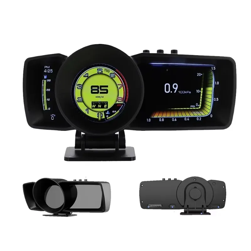 2026 Vjoycar Multi-interface OBD GPS Projection Display, Speedometer, Smart Meter OBD2 Automotive GPS Speed Display OBD2 HUD