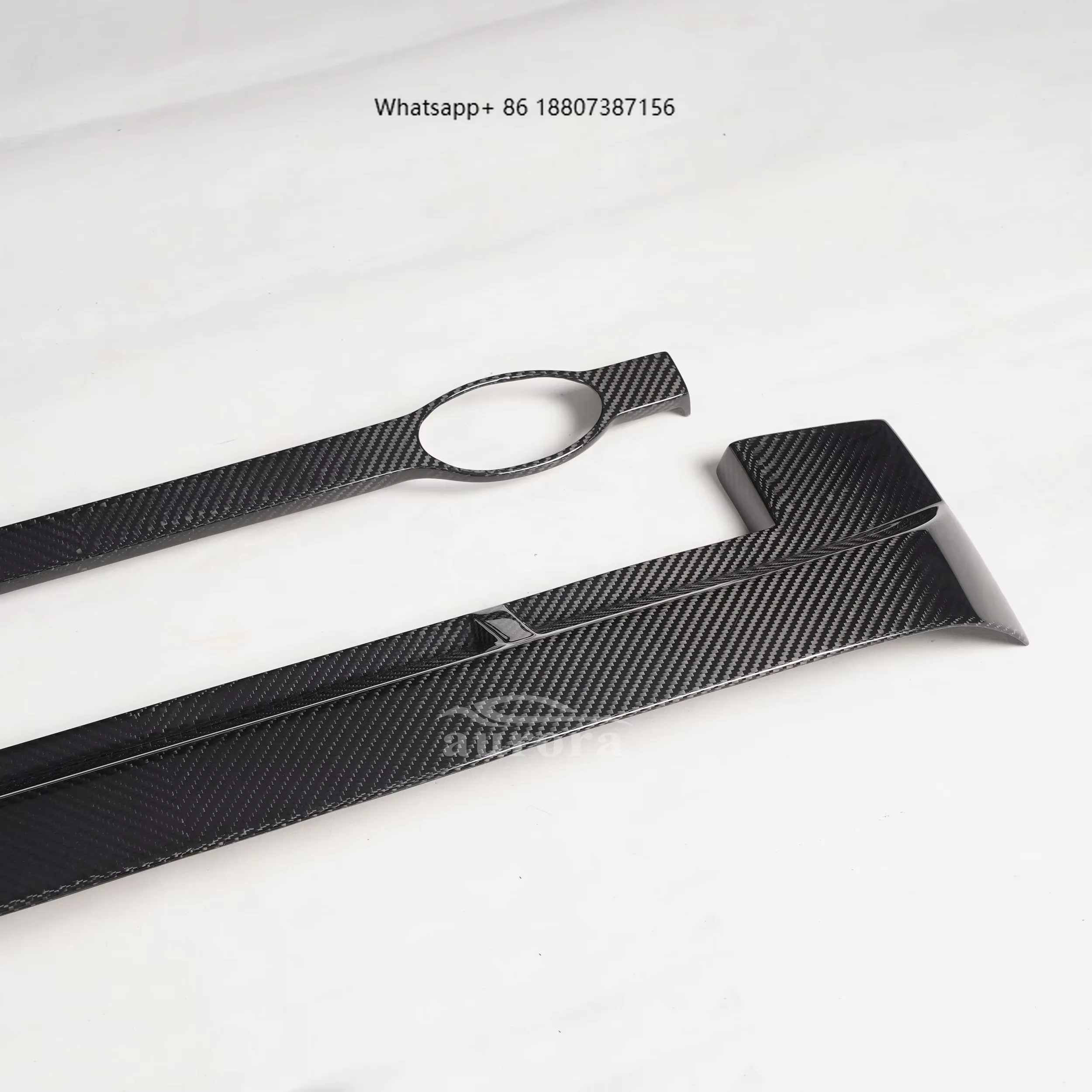 

ForLand Rover Defender Dry Carbon Fiber Body Kit Car Front Grille Decorative Frame Grille Decorative Strip Cover