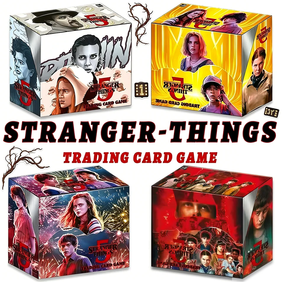 2026 Nova Coleção Popular de Cartas Stranger Things, Jogo de Cartas para Festas, Presente de Aniversário de Desenho Animado Stranger Things, Presentes de Feriado, Presente para Fãs