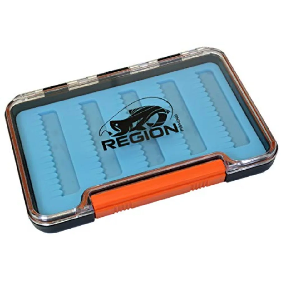 

Thin Single Sided Waterproof Fly Box with Silicon Insert for Midges and Nymph Flies