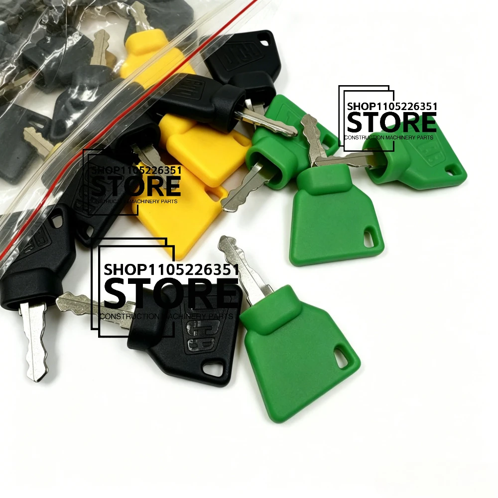 50PCS For JCBOEM 701/45501 (30PCS/10PCS/2PCS/1PC) Keys 331 26790 333/Y1374 Heavy Equipment Ignition Switch Starter Key