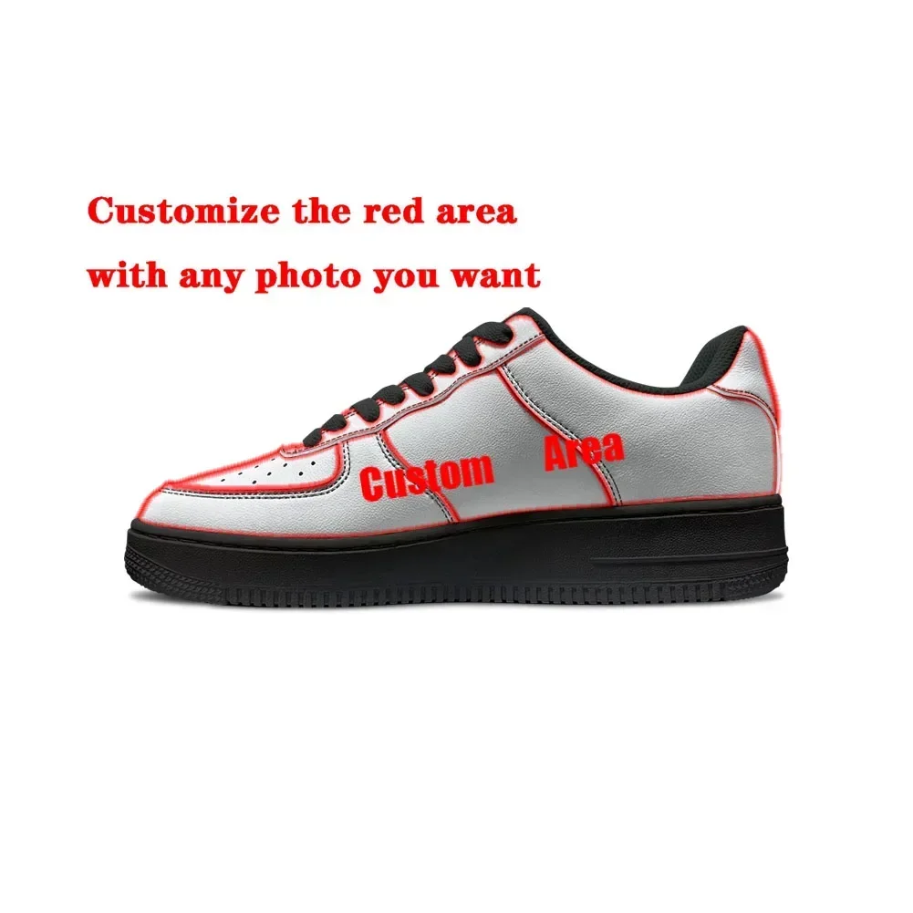 

Custom Shoes Custom Basketball Mens Womens Sports Running High Quality Flats Sneakers Lace Up Mesh Customized Made Shoe DIY