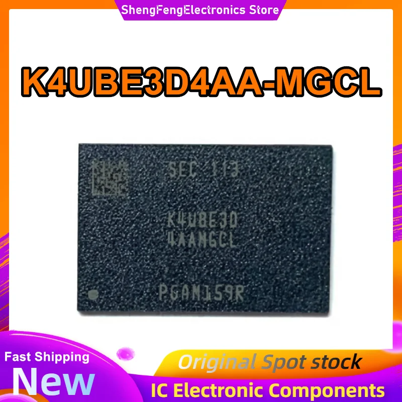 K4UBE3D4AA-MGCL FBGA200 4G LPDDR4X 4266Mbps Mobile and tablet operating memory IC New Original in Stock