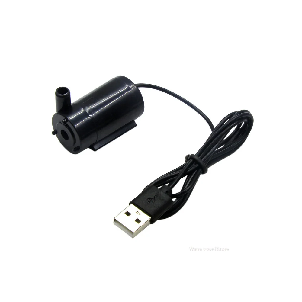 Mini Micro Submersible and Amphibious DC Motor Pump Water pump USB Plug 5V 80-100L/H for Fish Tanks Aquarium pumps
