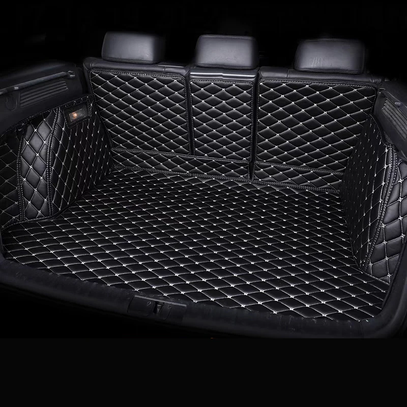 

Durable Custom Leather Car Trunk Mat For Kia Mohave Borrego HM Gen1 Auto Carpet Accessories Syling Interior Parts
