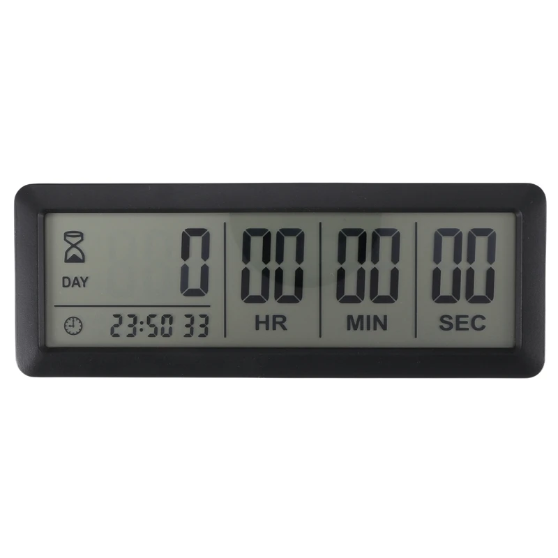 Big Digital Countdown Days Timer Clock - 999 Days Count Down Clock Timer For Graduation Lab Kitchen