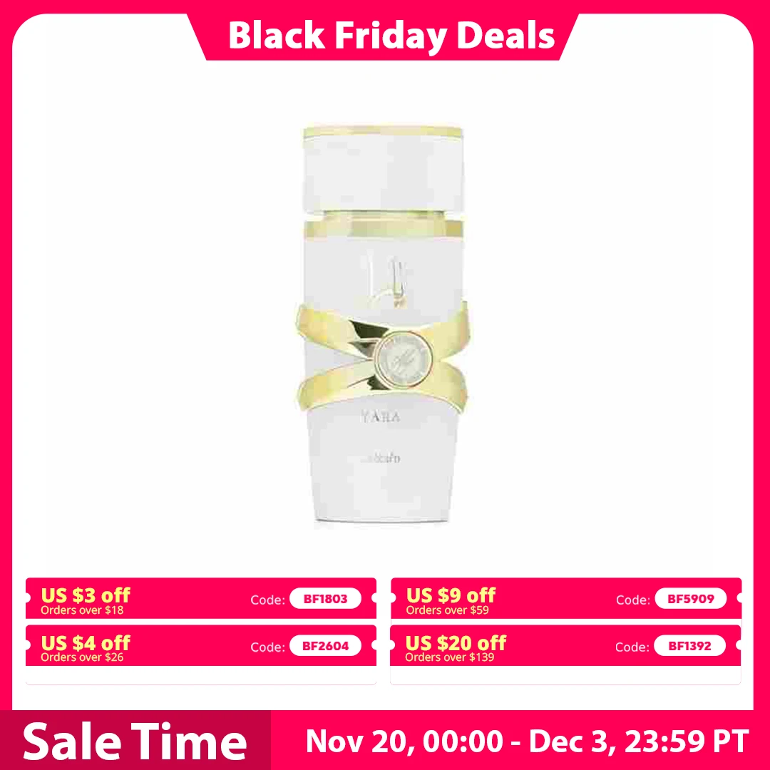 ラッタファ ヤラ モイ オードパルファム - 女性用フローラルグルマンフレグランス、3.40オンス / 100ml