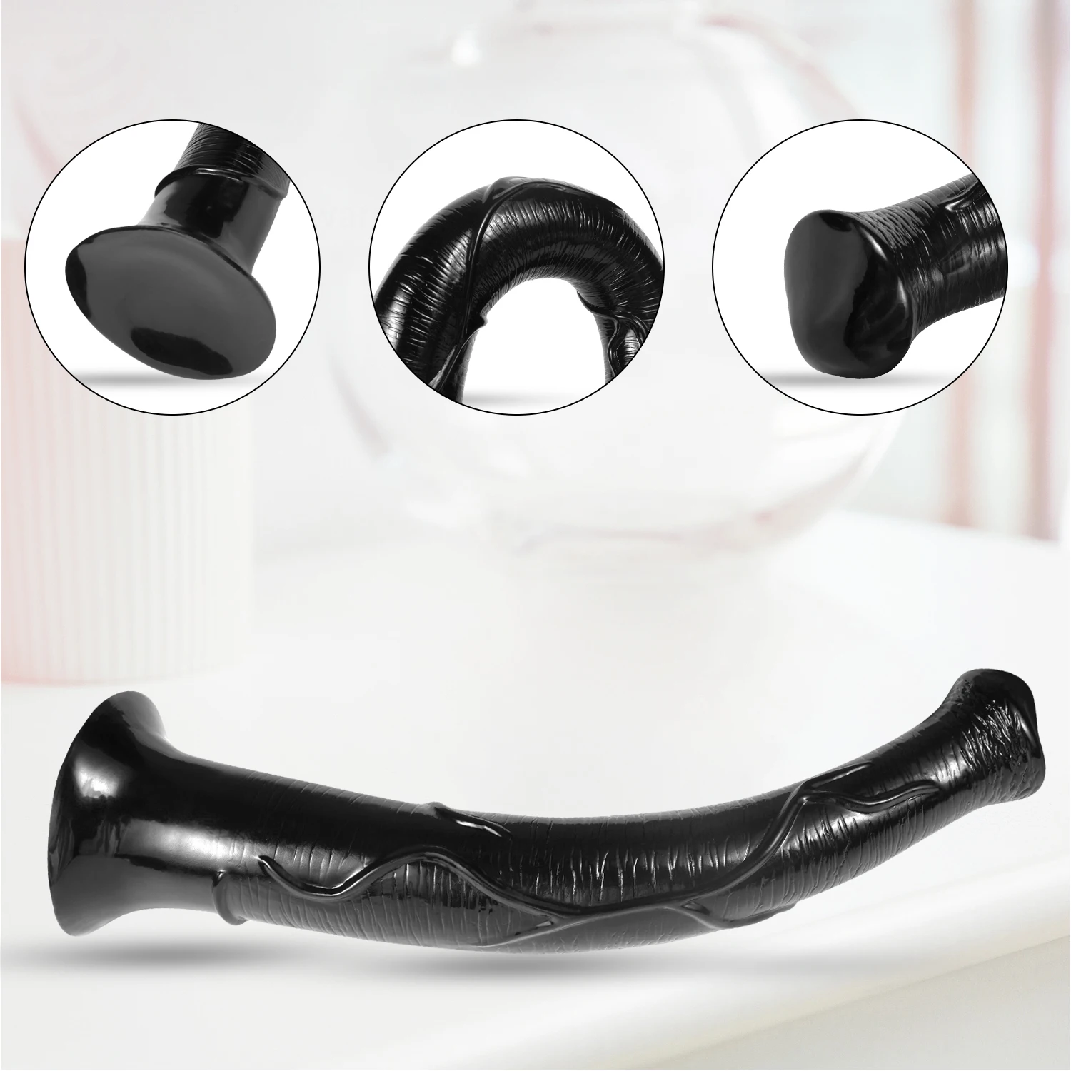 Long Anal Plug Horse Dildos Vagina G-Spot Stimulator Thick Penis Prostate Anus Masturabtin Penetration Butt Plug Cock Sex Toys - Image 3