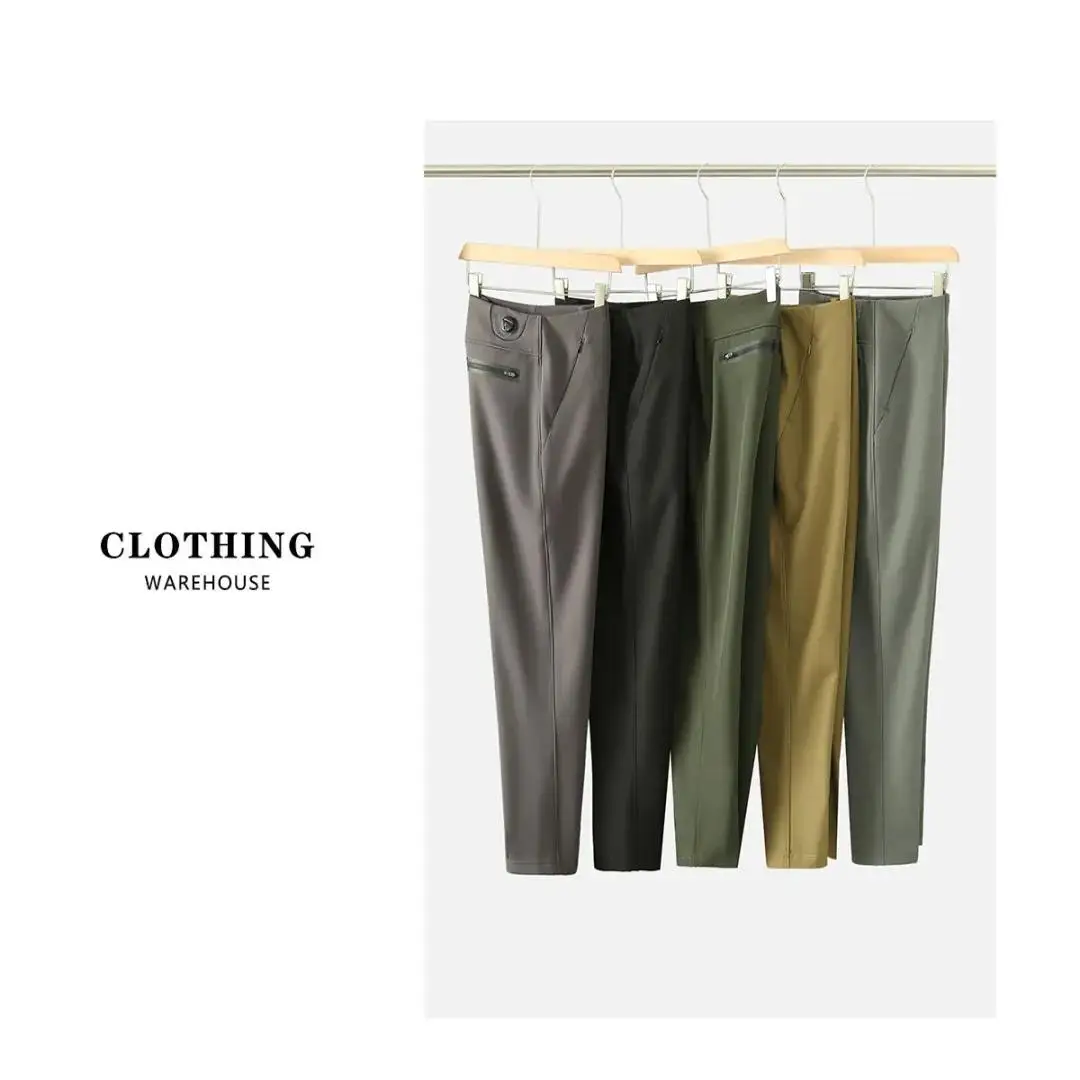 

Men's Outdoor Sports Casual Pants Fce Lined 3D Tailoring Windproof Waterproof Straight Leg Length Autumn Faion Urban