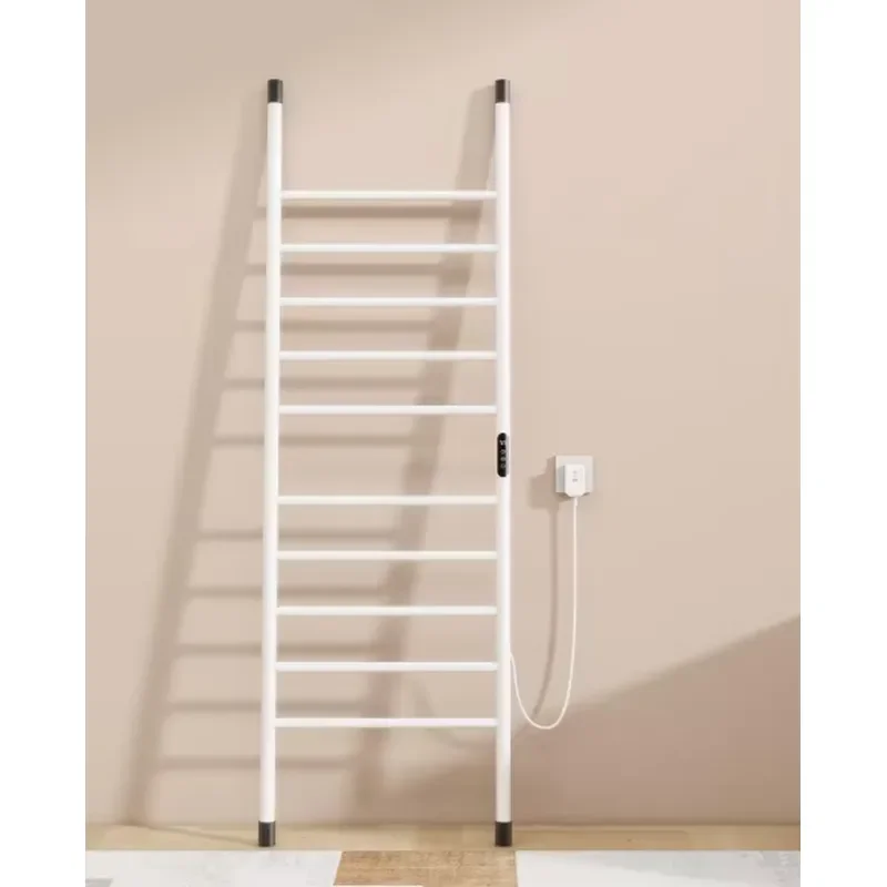 Electric Heated Towel Rail Bathroom Warmer Rack with Temp Control Modern Designer Radiator for Home Spa Heating Dryer Set