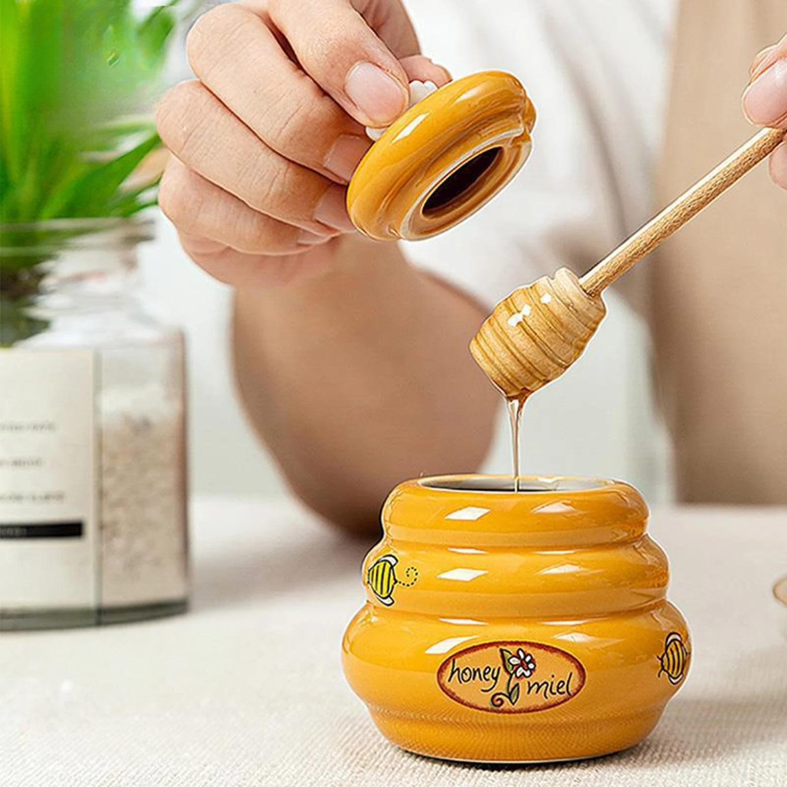 Ceramic Honey Stora…