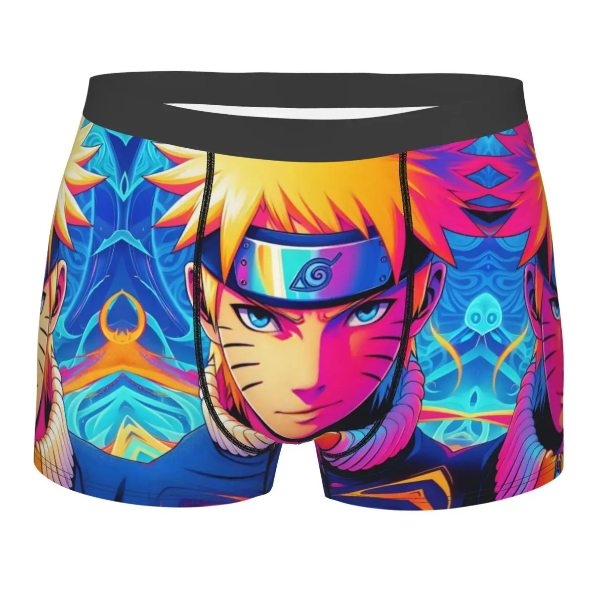 

Custom Cartoons U-Uzumakies N-Narutoes Manga Boxers Shorts Mens Briefs Underwear Fashion Underpants