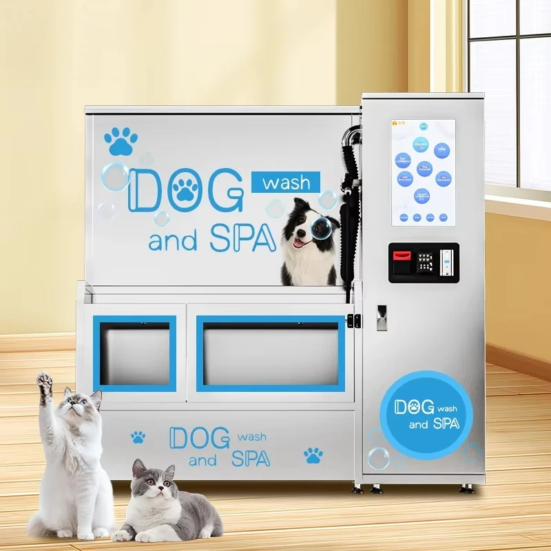 

Customized Self-Service Vending Equipment for Small Animals Grooming Bathing Products Portable Automatic Dog Cat Washing Station
