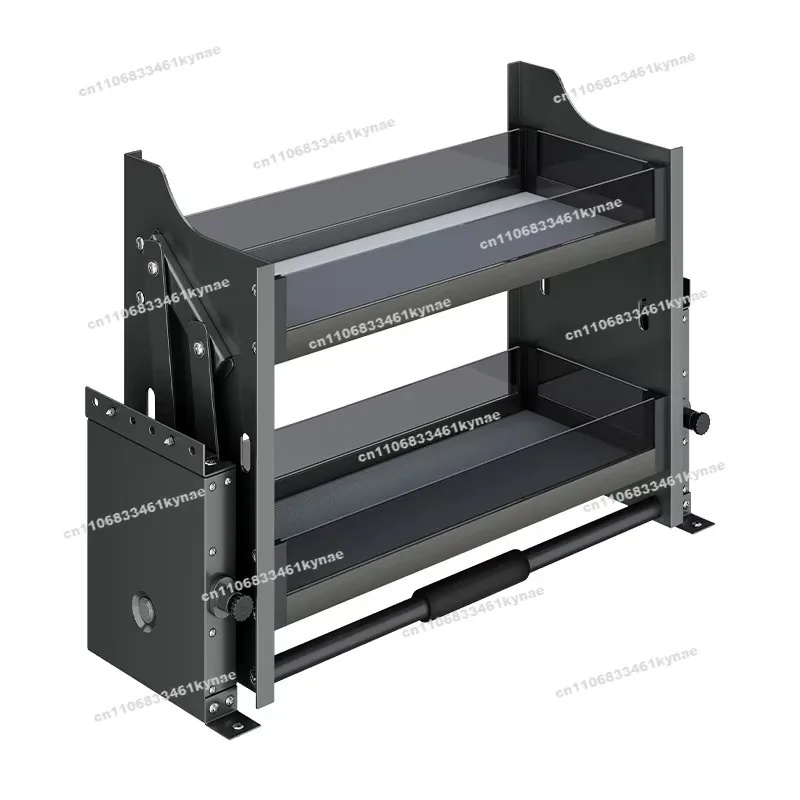 Convient pour HNOSS hydraulique tirer vers le bas support cuisine armoire murale cintre de rangement ascenseur suspendu panier
