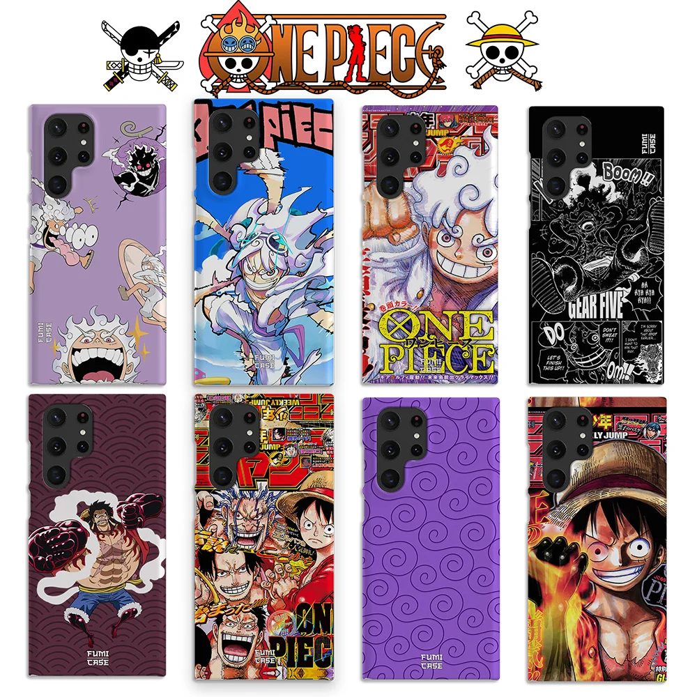 Luxury Clmj Anime Ones Pieces Phone Case for Samsung Galaxy S20 S23 S24 S25 S26 FE Plus Ultra Edge 4G 5G Double-layer Back Cover