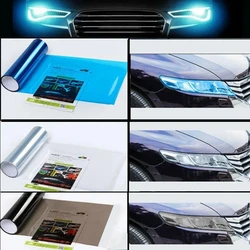 Universal Car Light Headlight Taillight Tint Styling Waterproof Protective Vinyl Film Tintting Car Sticker Decals Accessories