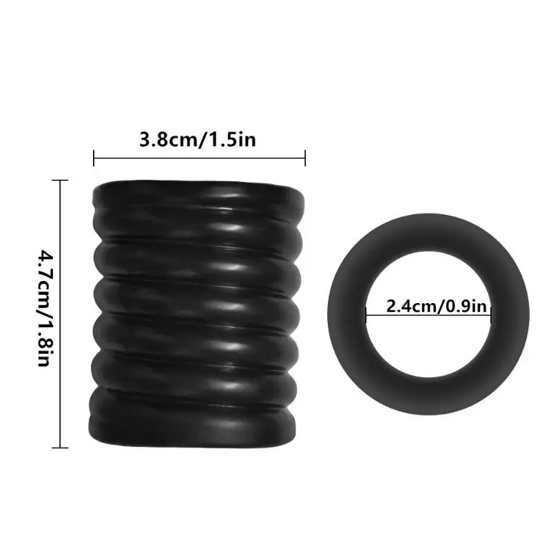 Male Penis Lock Cock Ring Bondage Erection Ball Ring Delay Ejaculation Reusable Enlargement Ball Stretcher Sex Toy For Man view 6