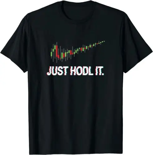 Neu Just HODL it. Candlestick Moon Chart Currency Premium T-shirt