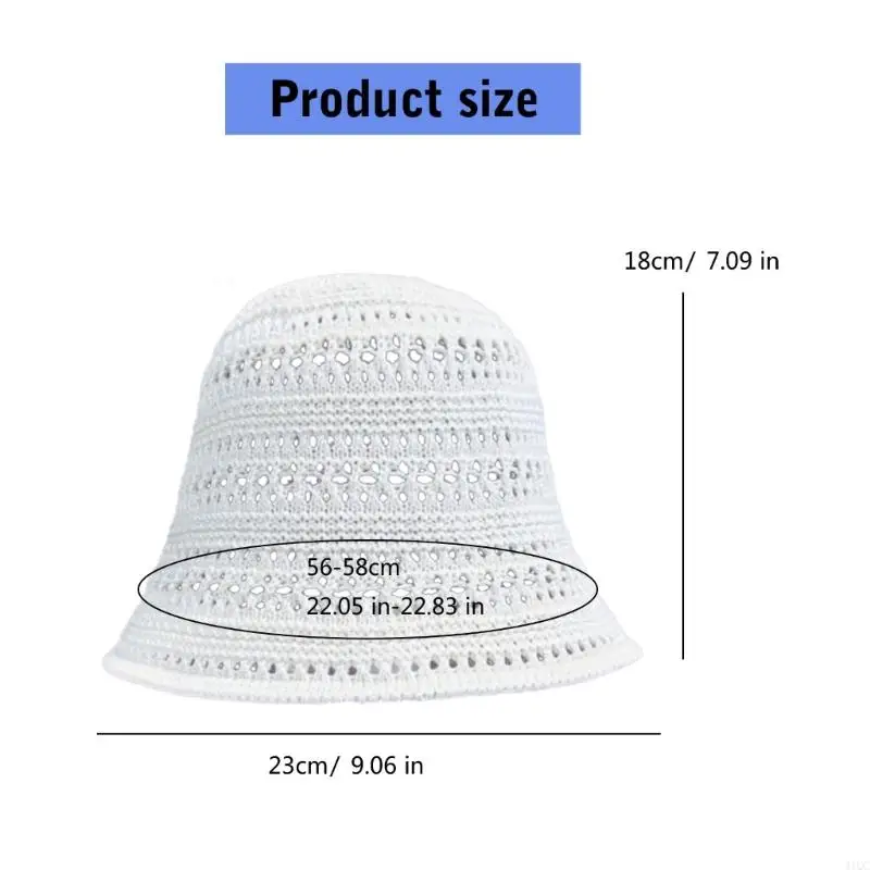 2025 جديدة عصرية منسوجة دلو قبعة خفيفة الوزن مريحة للرجال النساء غير الرسمي في الهواء الطلق #6
