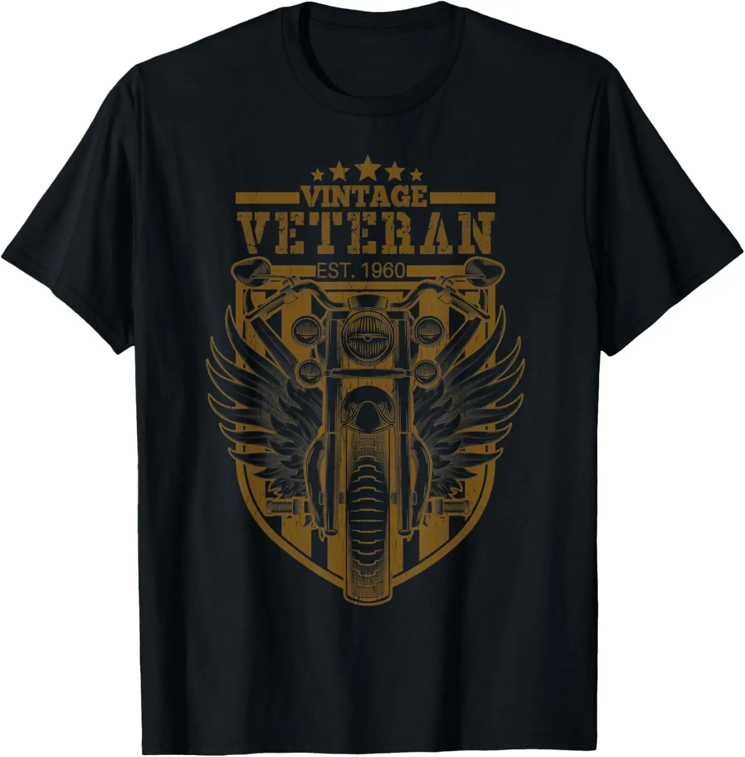

Винтажная мотоциклетная байкерская футболка Veteran 1960