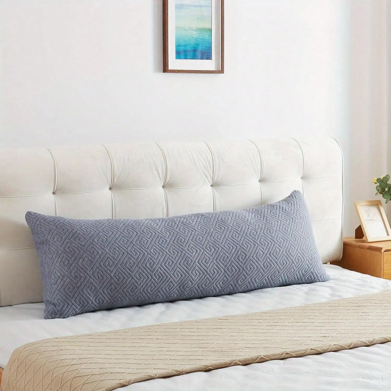 Body Pillow For Adults And Pregnancy Large Long Bed Pillows For Sleeping Adjustable Shredded Hug Pillow Maternity Side Sleeper Pillow Long Cuddle Pillow Support And Fluffy 20x54 Inch