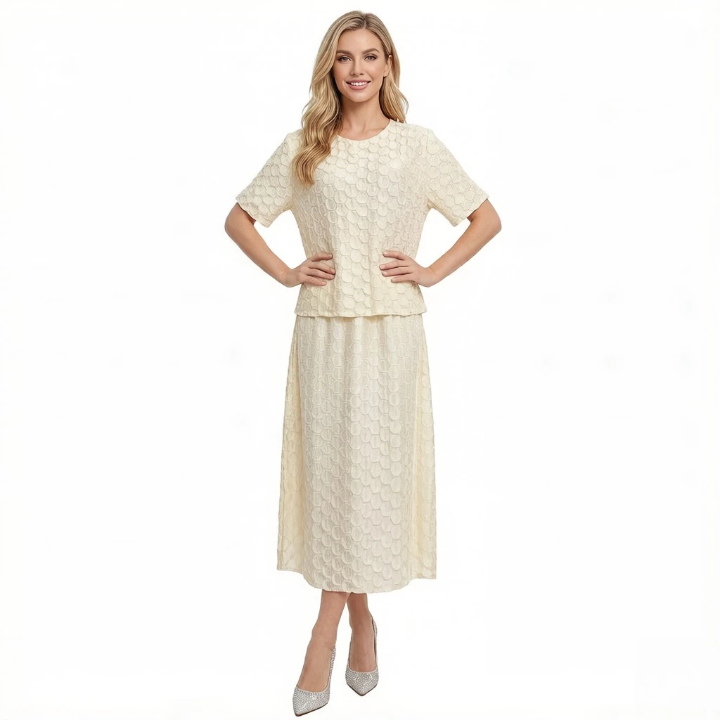 

Плиссированный комплект Miyake: Новинка Весна/Лето 2026, Элитный Плиссированный Дизайн, Повседневный Модный Универсальный Комфортный Комплект с Плиссированной Юбкой-полусолнцем