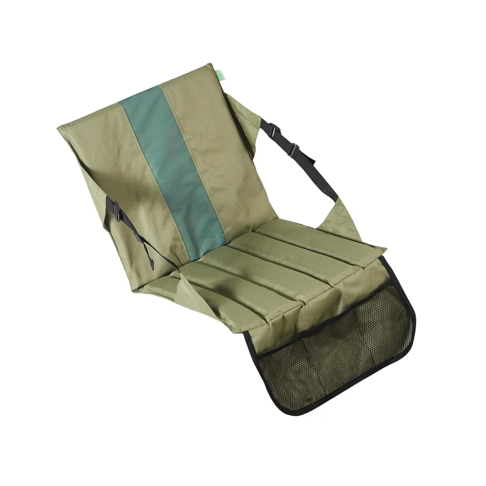 Stadium Cushion Soft Foldable Camp Chair Floor Beach Chair Sturdy with Backrest for Yard Camping Backpacking Hiking Parks