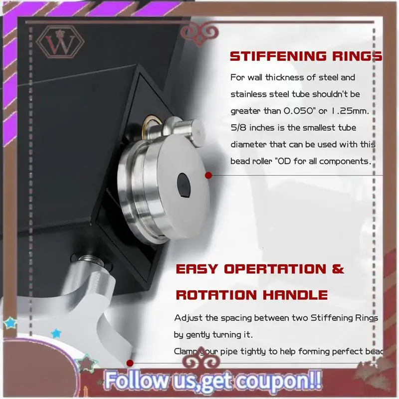 

A57E-Intercooler Pipe Tool Pipe Crimping Tool Crimping Roller Air Inlet Clamp Universal Parts Accessories