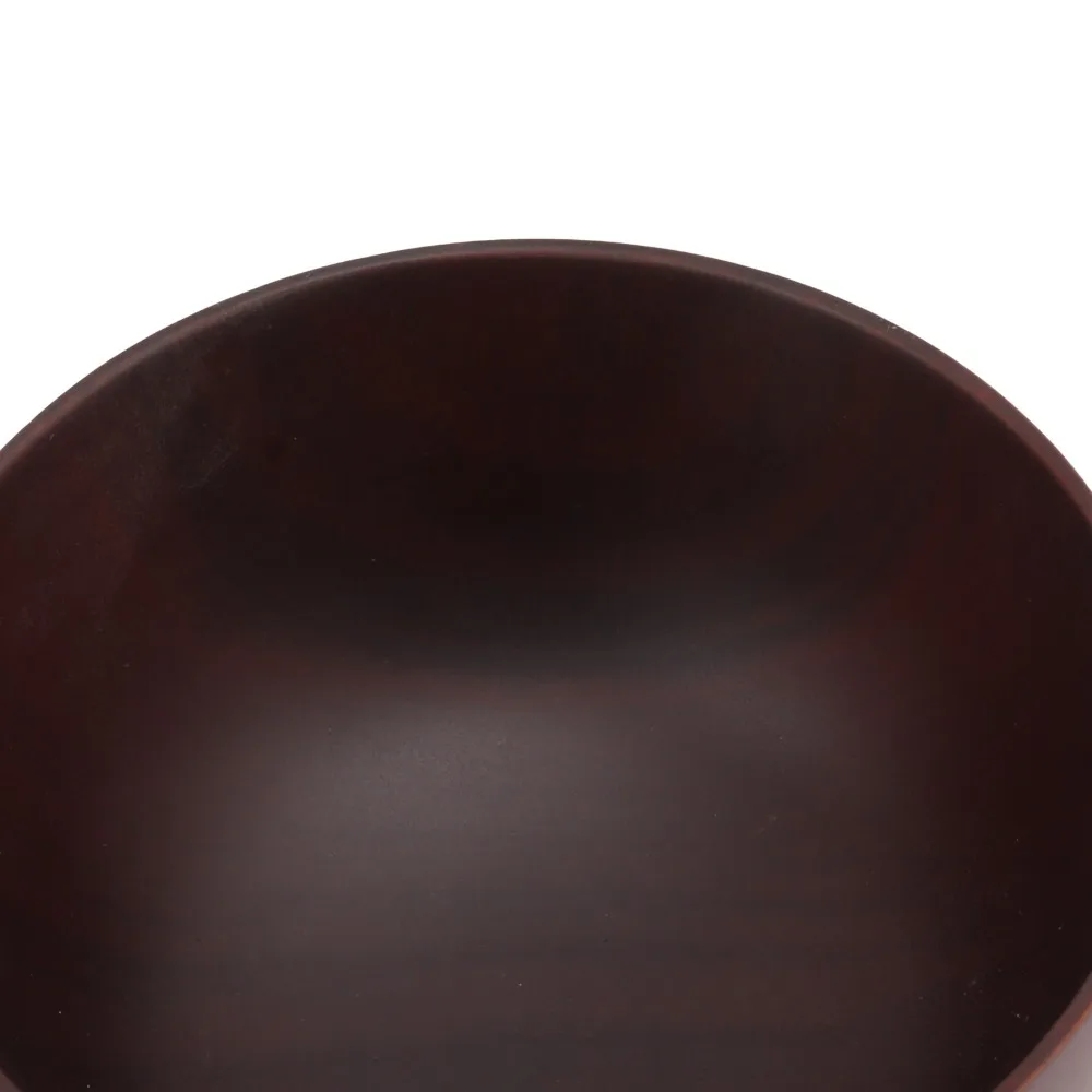 Hand Wash Wood Noodle Bowl Smooth Surface Round Shape Ramen Bowl Lightweight Thickened Bowl Wall Soup Bowl Meal Serving