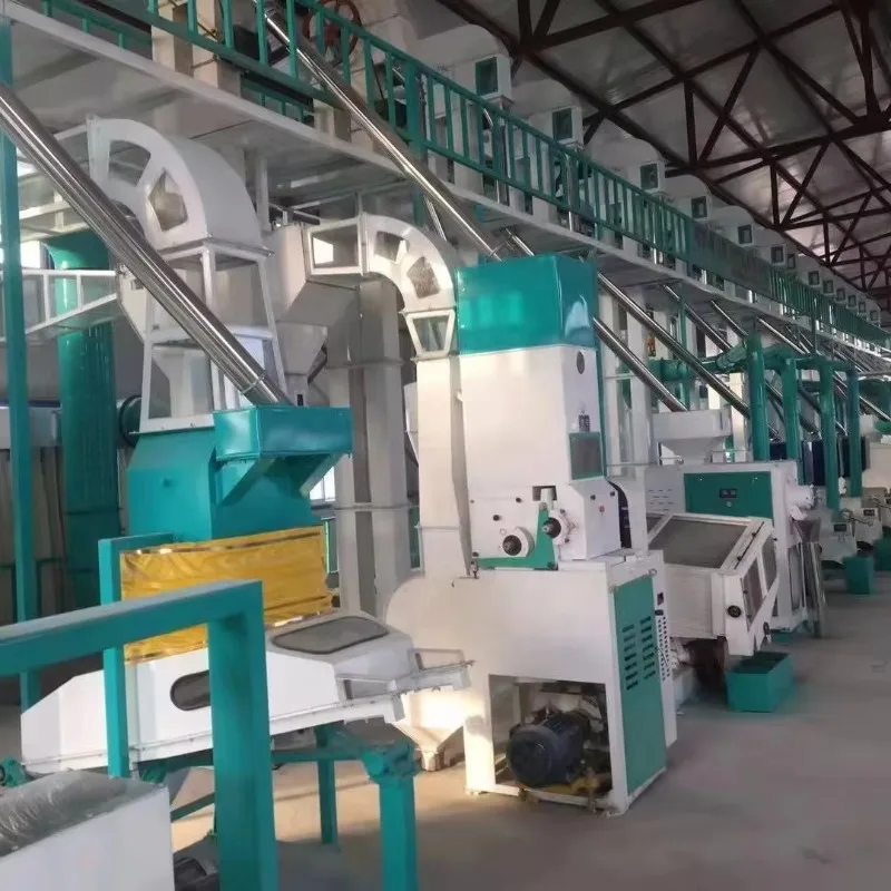 2025 High Quality Combined Rice Mill Machine 25 Tons/Day Automatic Husker Milling Full Set Motor High Efficiency Multifunctional