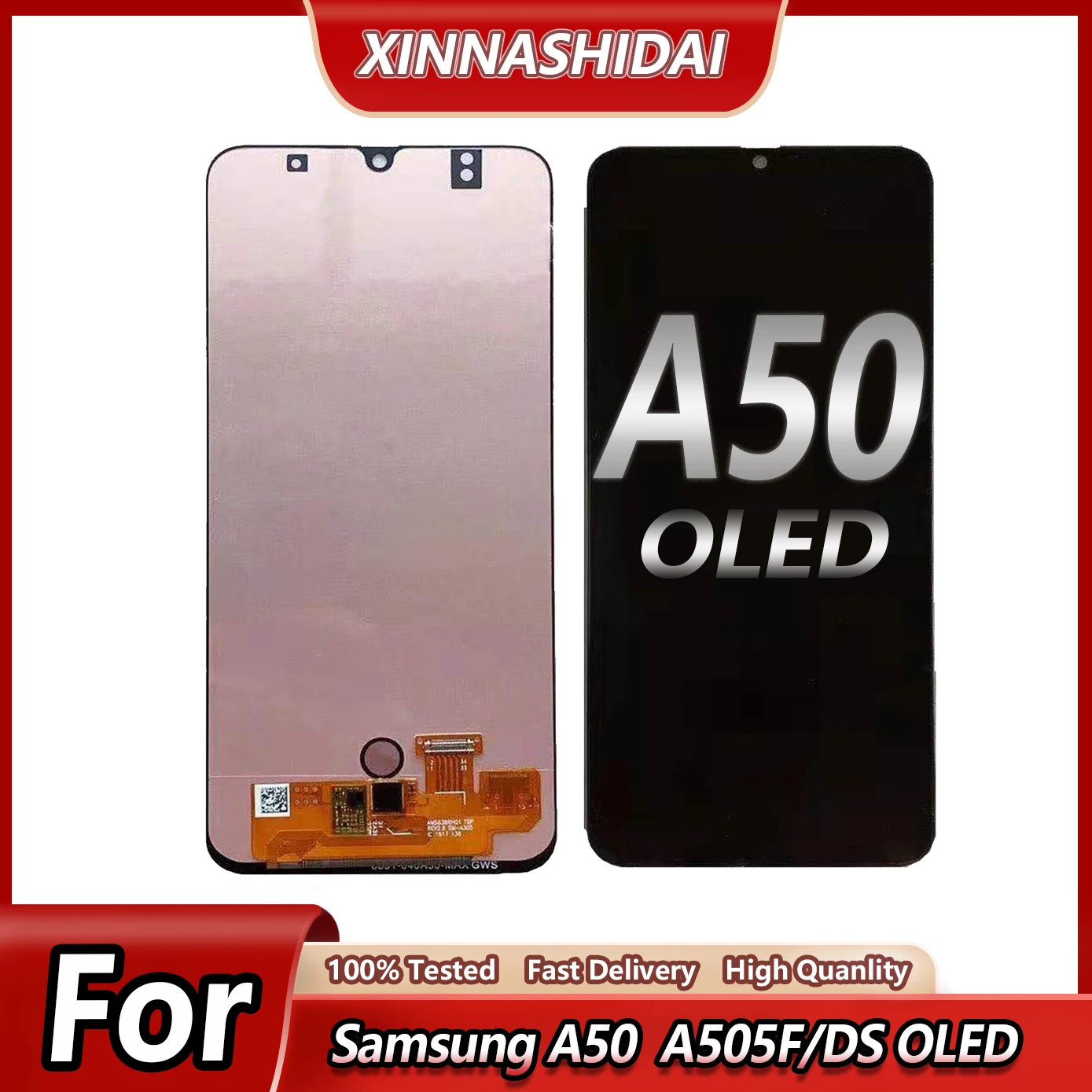 Super OLED LCD For Samsung Galaxy A50 SM-A505FN/DS A505F/DS A505 LCD Display Touch Screen Digitizer For Samsung A50 LCD