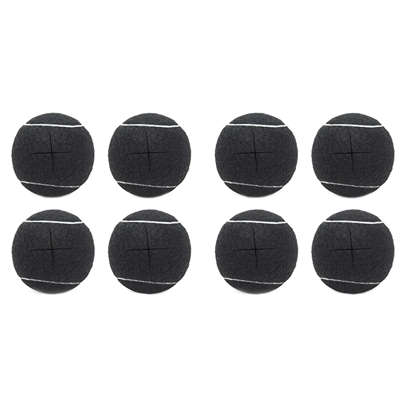 8PCS Tennis Balls For Furniture Legs And Floor Protection Legs Universal Precut Glide Balls,Heavy Duty Long Lasting