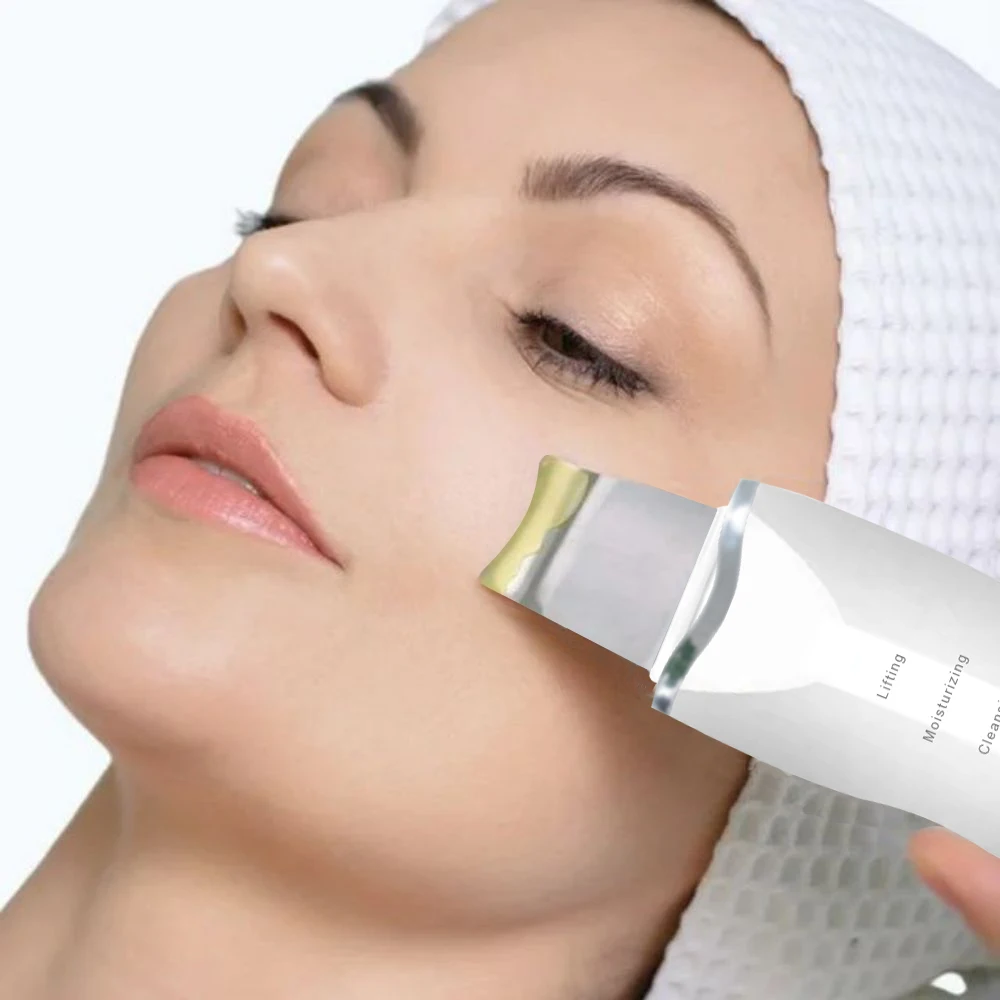 Ultrasonic Skin Scraper Pore Cleaning Facial Deep Cleaning Machine Suitable for Female and Male Beauty Instruments