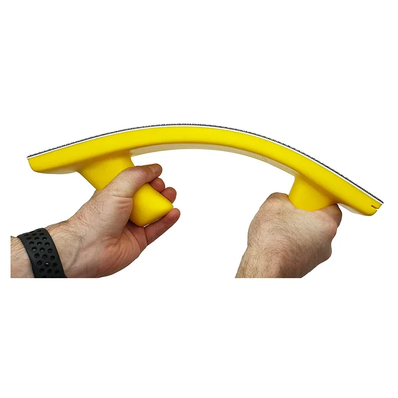 1Pcs 390*70mm/ 400*70mm Longboard Hand Sanding File Block with Both Hook & Loop Backing For Grind Continuous Rolls  Auto Wood