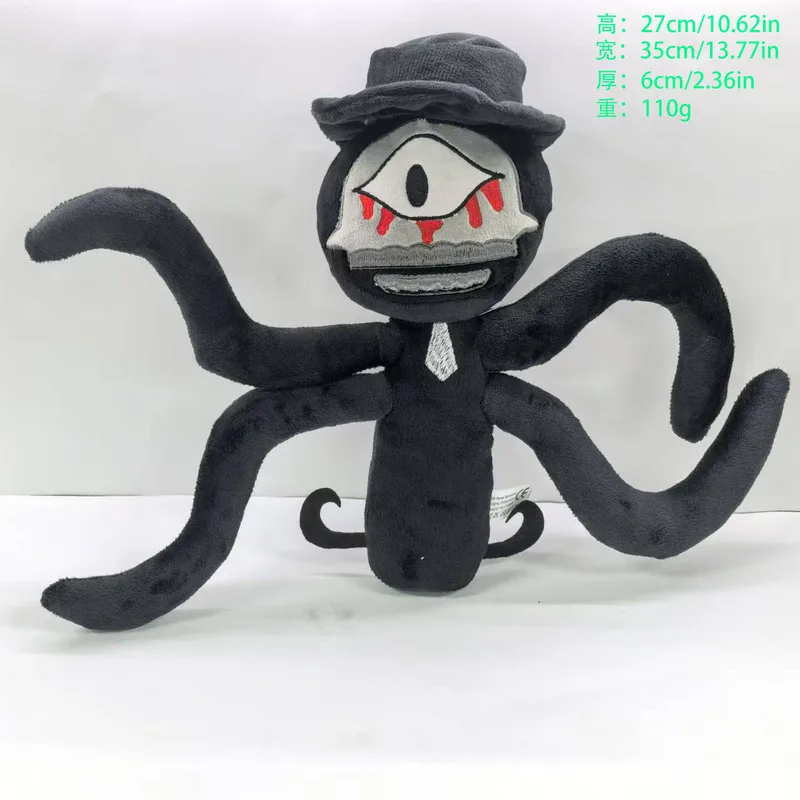 Sprunki Toys Sprunki Plush Toy Horror Incredibox Dolls Cartoon Stuffed Plush Dolls Sprunki Gray Oren Wenda Tunner Plush For Kids