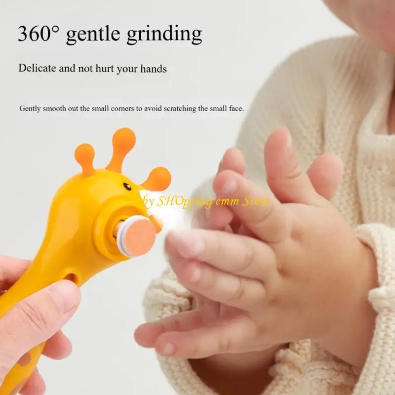 23GD 電気ネイルトリマー静かなモーターソフト研削ヘッド 2 モード人間工学に基づいたハンドル赤ちゃんの必須ツール