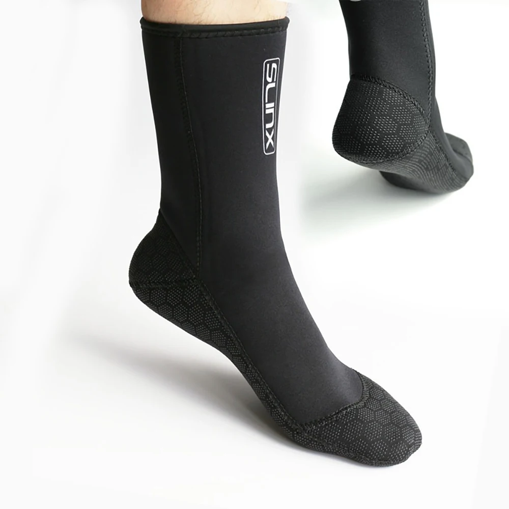 

Men Women's Diving Socks Cold-proof 3mm Neoprene Super Elastic Anti-skid Fins Socks Beach Water Sports Snorkeling Swimming Boots