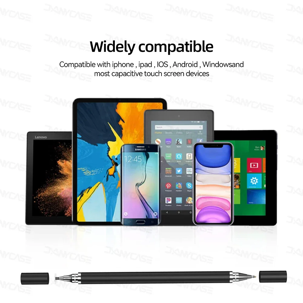 2 In 1 Stylus Pen Voor Ipad Universeel Touchscreen Hoge Gevoelige Schijf Tip Pen Stylus Voor Ipad Samsung Xiaomi Tablet Smart Phone