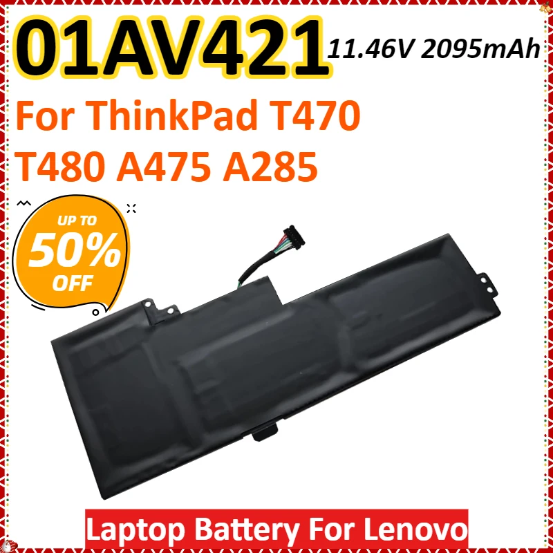 

01AV421 11.46V 2095mAh 24Wh Laptop Battery For Lenovo ThinkPad T470 T480 A475 A285 Series High Quality Rechargeable Battery