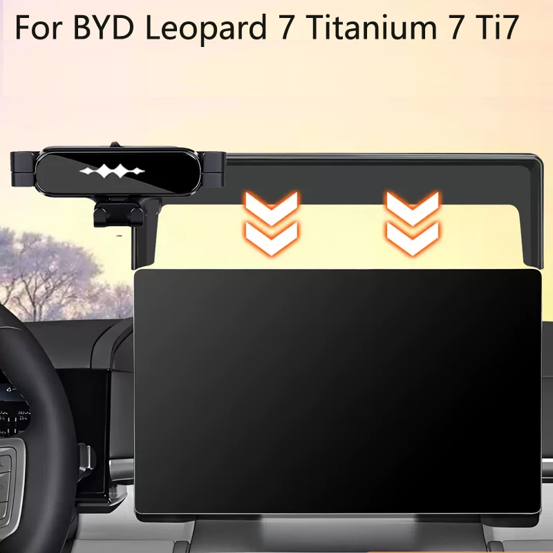 Soporte ajustable para teléfono de coche para BYD Leopard 7 Titanium 7 Ti7 2025 2026 accesorios interiores de coche