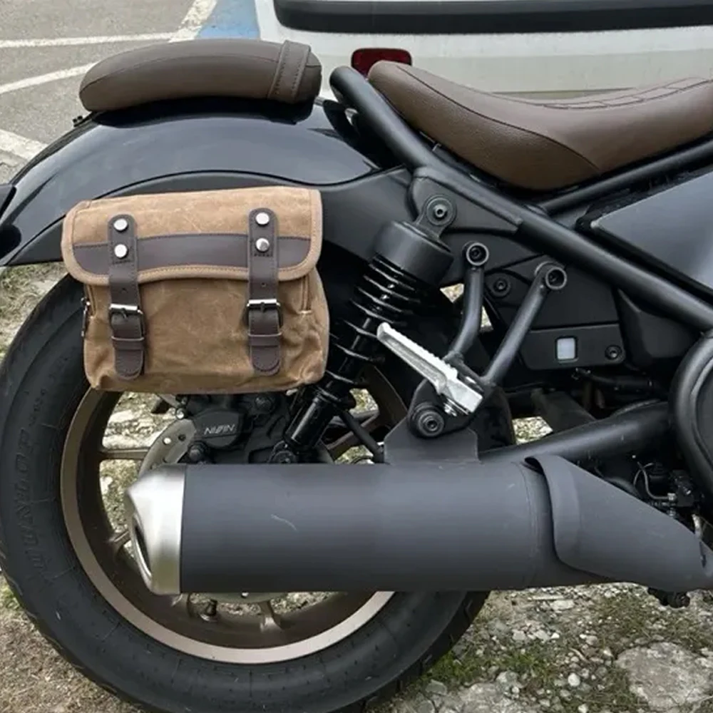 

Водонепроницаемая боковая сумка для мотоцикла, универсальная сумка на заднее сиденье в стиле ретро, сумка для мотоцикла, подвесная сумка для электромобиля для HONDA CM300 500