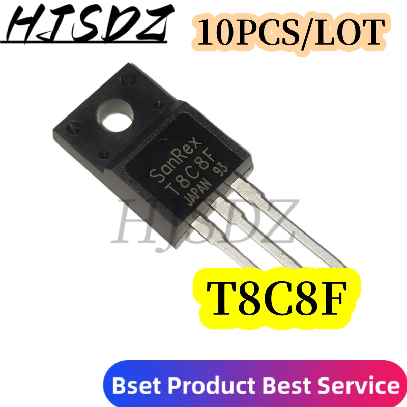 

10PCS/LOT TMG8C80F T8C8F tiristor bidireccional 8A/800V