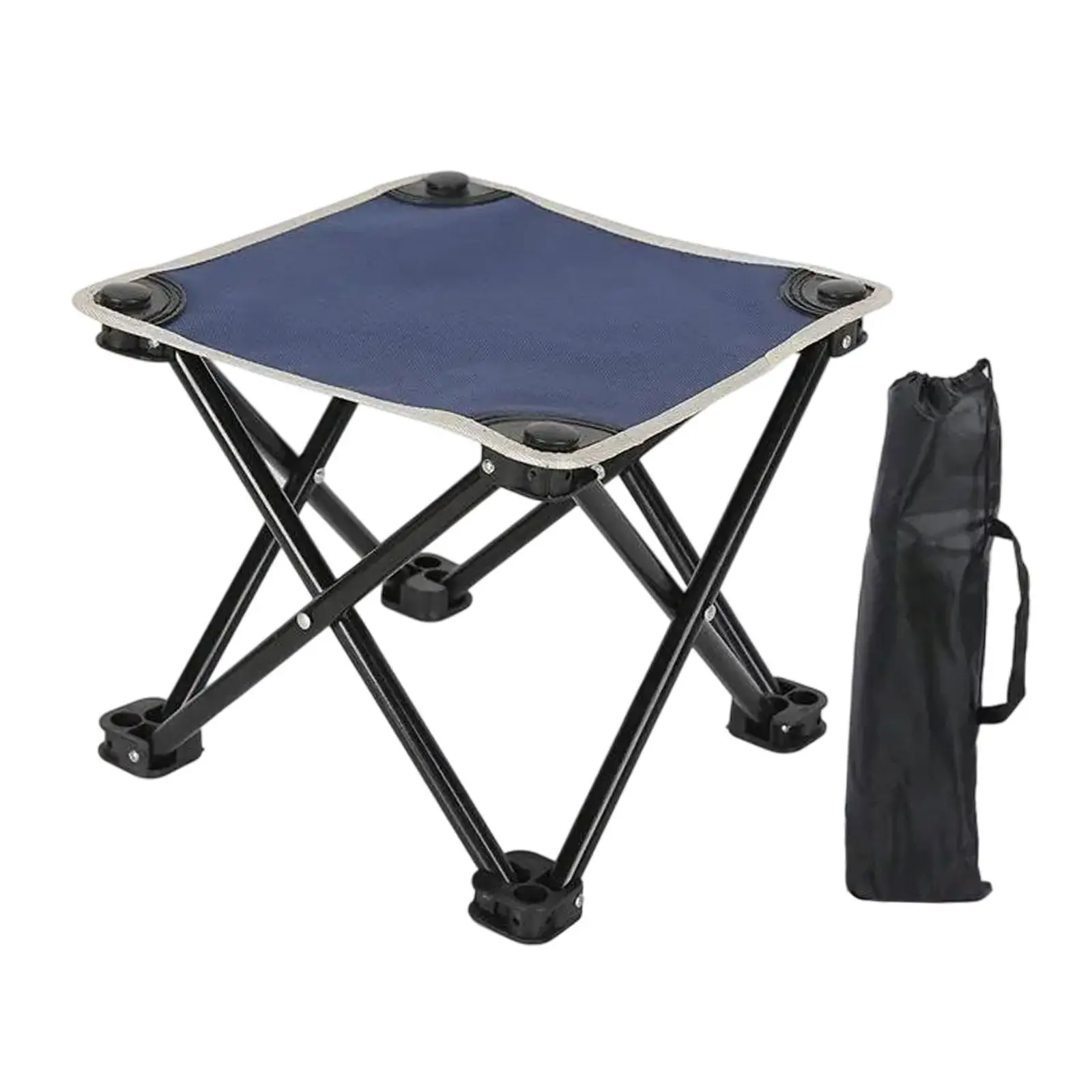 

Camping Stool Lightweight Sturdy Footrest Practical Picnic Chair Compact Foot Rest Stool for Park Travel Beach Patio Garden