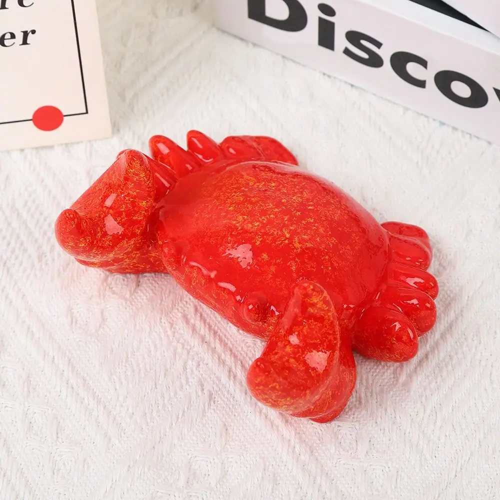 Useful Bright Color Crab Pen Holder Creative Cute Pencil Holder Funny Resin Mobile Phone Holder Desktop