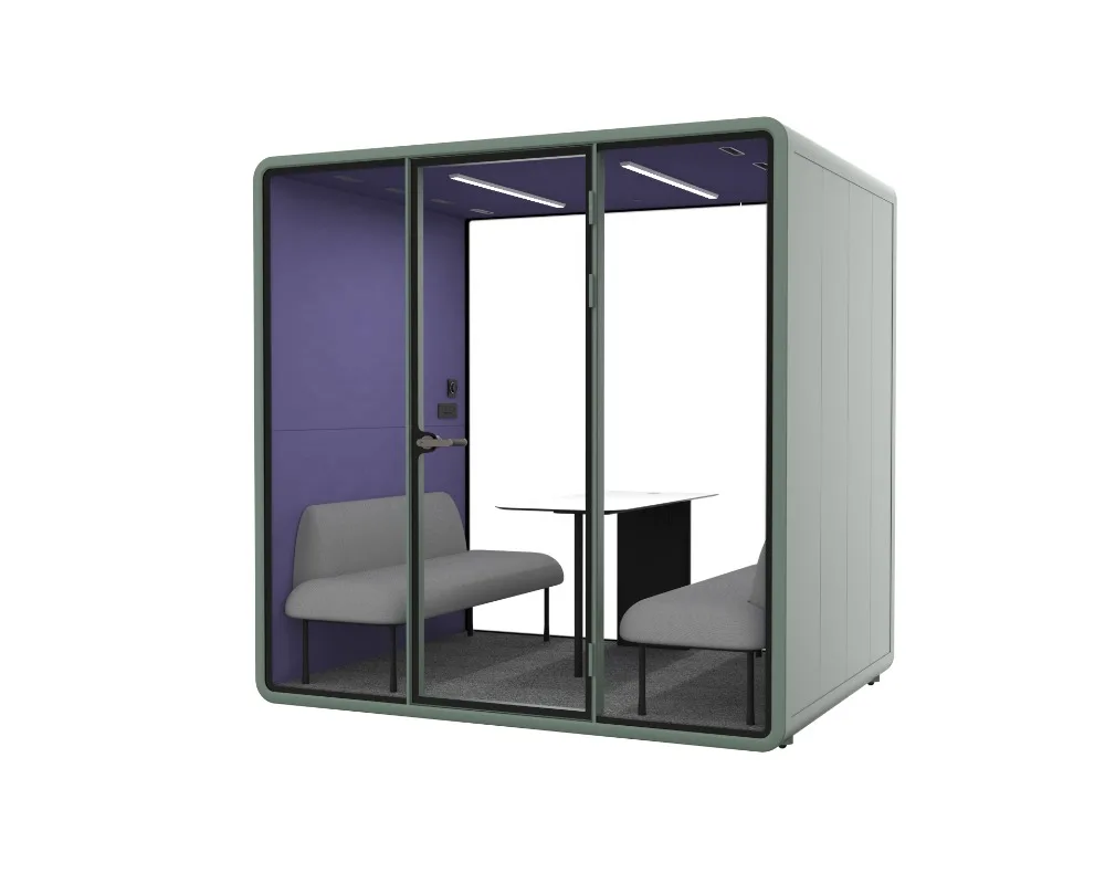 Acoustic office soundproof phone booth