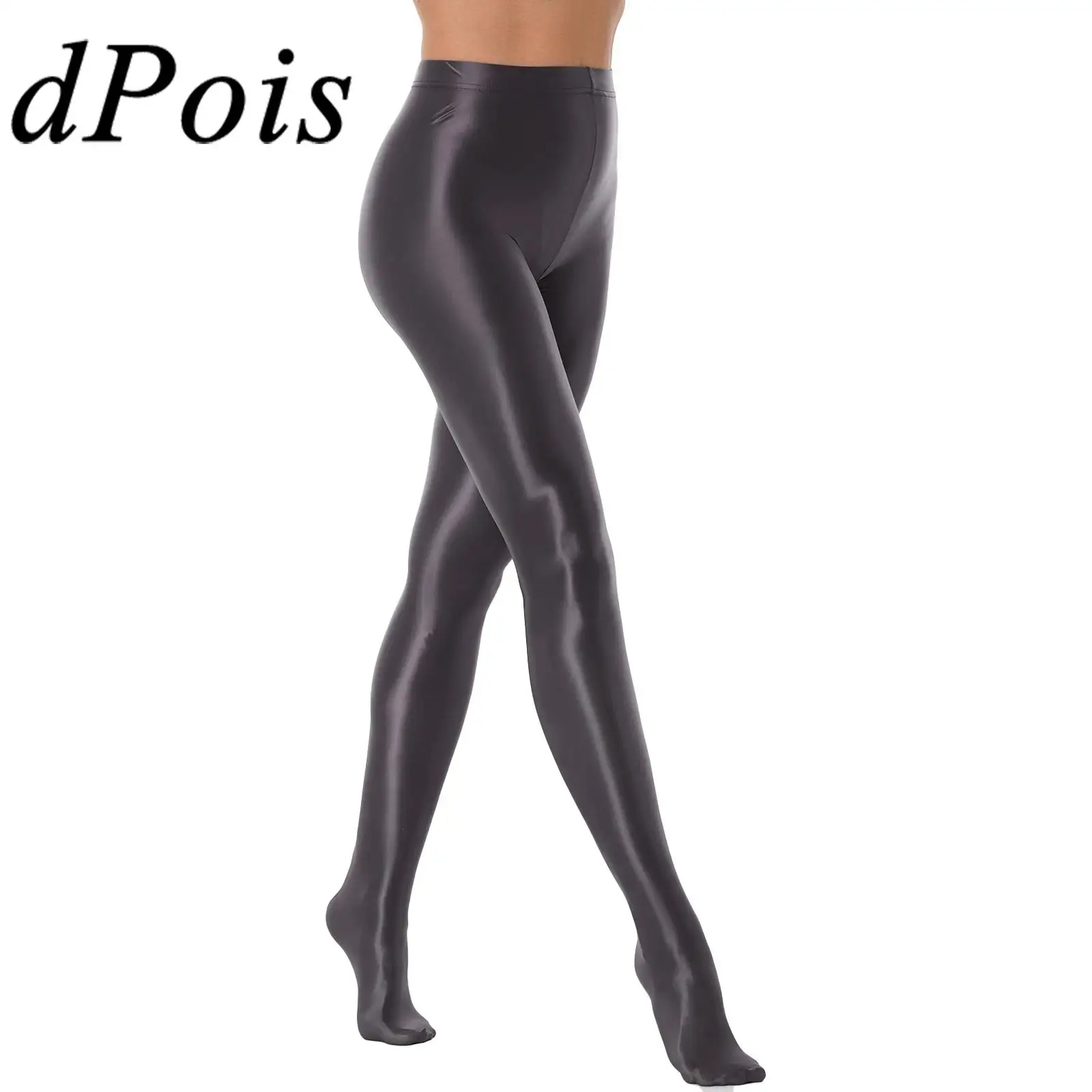 Womens Legging Fashion Glossy Pantyhose Ballet Dance Yoga Leggings Pants Legins Training Fitness Workout Sports Trousers Tights