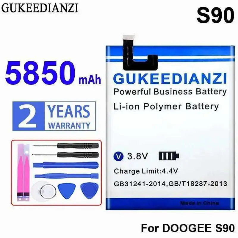 

Аккумулятор мобильного телефона для Doogee S90, долговечный, 5850 мАч, высокая производительность